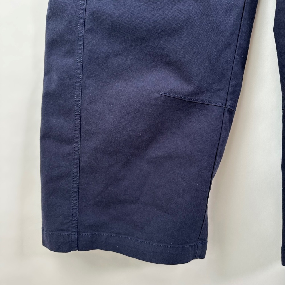 Banana Republic Mid Rise Relaxed Painter Pull On Pants LT Large Tall Navy NWT - Picture 8 of 13